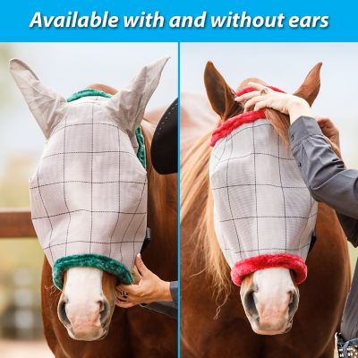 Details about   Summer Elastic Two-Hole Anti-Mosquito Horse Face Cover With Ear Protector 