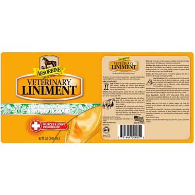 Image showing  Veterinary Horse Liniment, 32 oz.