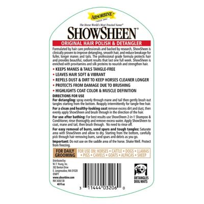 Image showing  Showsheen Hair Polish and Detangler Spray, 40 oz.