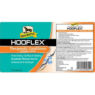 Image showing  Hooflex Therapeutic Horse Hoof Conditioner Liquid, 15 oz.
