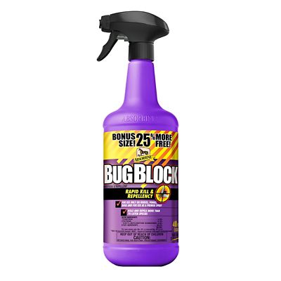 Absorbine Bug Block Insecticide and Repellent, 40 Fl oz. Bottle