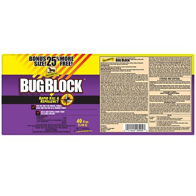 Image showing  Bug Block Insecticide and Repellent, 40 fl. oz. Bottle