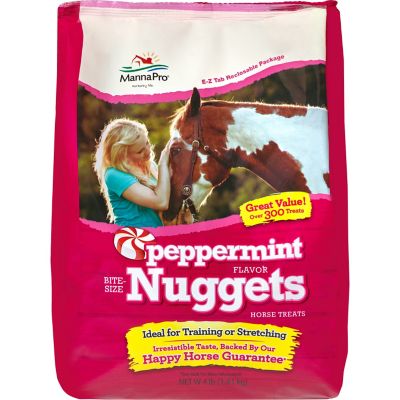 Manna Pro Peppermint Bite Size Nugget Horse Treats, 4 lb.