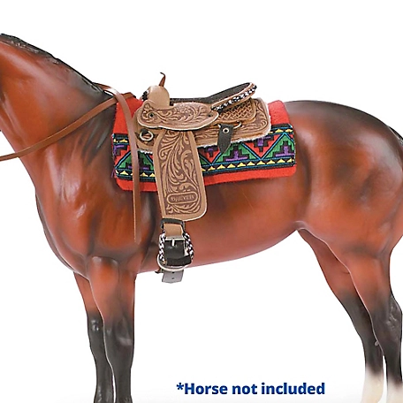 Breyer Traditional Series Western Show Bridle Toy Horse Accessory, Fits 1:9 Scale Breyer Traditional Series Horses
