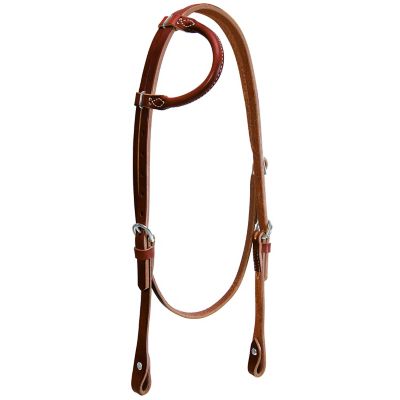 Image showing  Horizons Rolled Sliding Ear Headstall