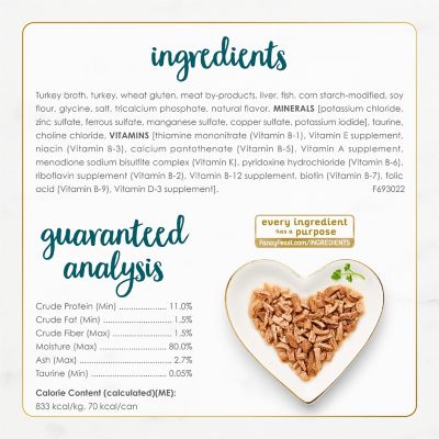 Image showing 5 th Purina Fancy Feast Grilled Turkey Feast Canned Cat Food