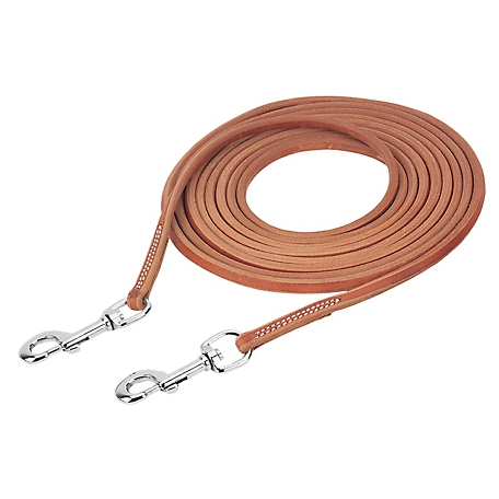 Weaver Leather Leather Draw Reins, Russet