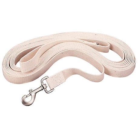 Weaver Leather 30 ft. Flat Cotton Lunge Line with Snap, 1 in.