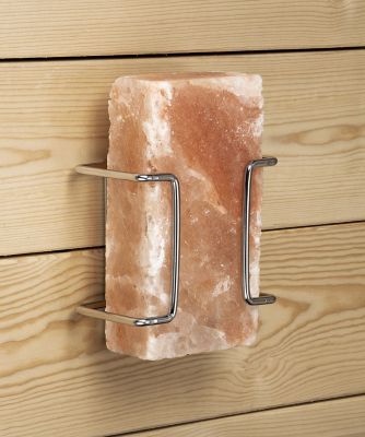 Image showing  Deluxe Chrome 4lb Salt Block Holder