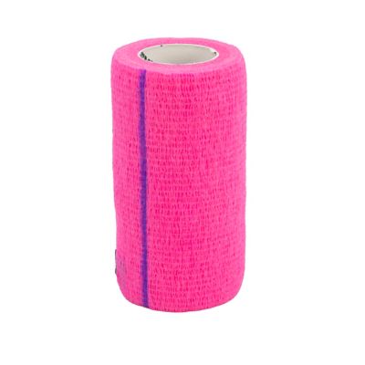 SyrFlex Cohesive Bandage, 4 in, Pink