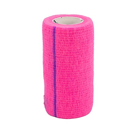 SyrFlex Cohesive Bandage, 4 in, Pink