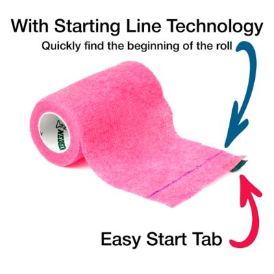Image showing  Cohesive Bandage, 4 in, Pink