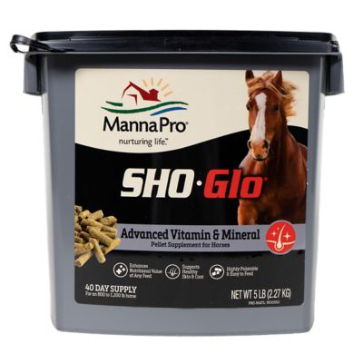 Manna Pro Sho-Glo Pelleted Horse Supplement, 5 lb.