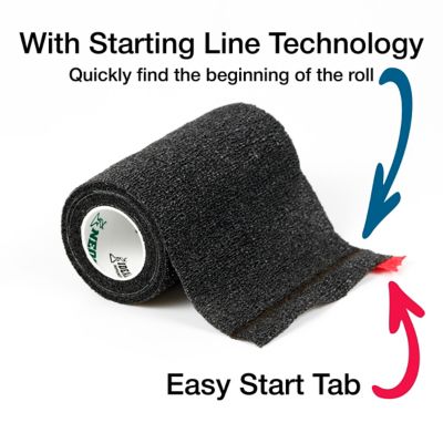 Image showing  Bandaging Tape, 4 in. x 5 yd., Black