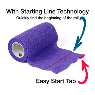 Image showing  Cohesive Bandage, 4 in, Purple