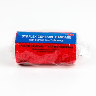 Image showing  Cohesive Bandage, 4 in, Red