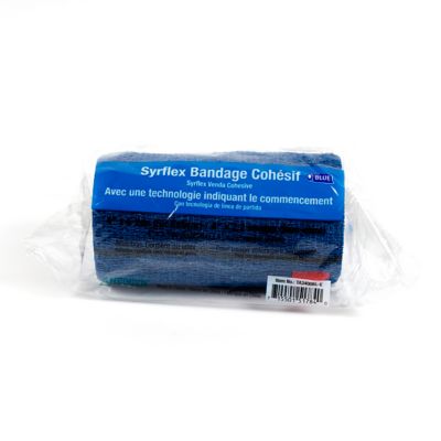 Image showing  Bandaging Tape, 4 in. x 5 yd., Blue