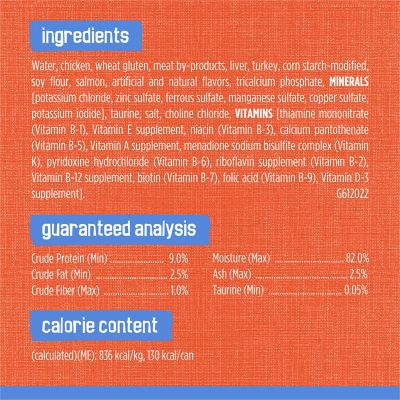 Image showing 5 th Purina Friskies Adult Chicken/Salmon Shreds in Gravy Recipe Wet Cat Food, 5.5 oz.