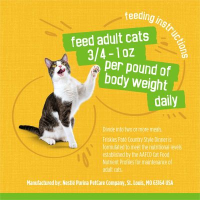 Image showing 6 th Purina Friskies Country-Style Dinner Adult Chicken Pate Wet Cat Food, 5.5 oz.