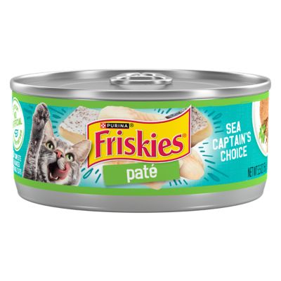 Friskies Sea Captain's Choice Adult Fish Pate Wet Cat Food, 5.5 oz. Can