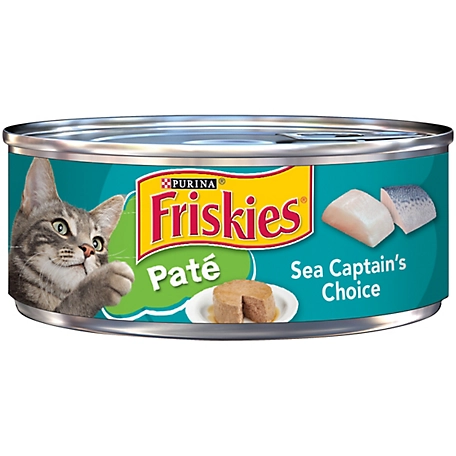 Friskies Sea Captain's Choice Adult Fish Pate Wet Cat Food, 5.5 oz. Can