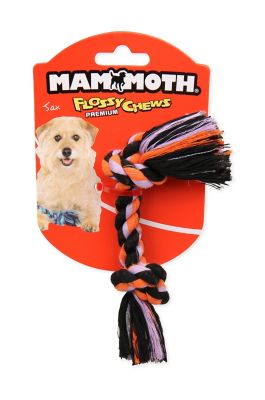 Image showing  Pet Flossy Chews Mini 6 in. Cottonblend Color Rope Bone Dog Toy