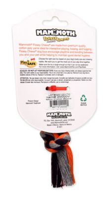 Image showing  Pet Flossy Chews Mini 6 in. Cottonblend Color Rope Bone Dog Toy