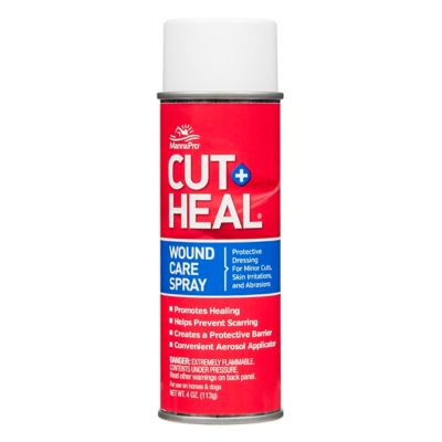 Cut-Heal Aerosol Horse Wound Spray, 4 oz.