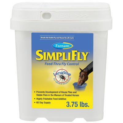 Horse Feed-Through Fly Control