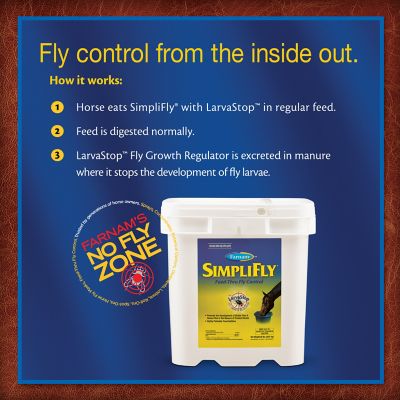 Image showing  SimpliFly Feed-Thru Fly Control for Horses, 4.15 lb.