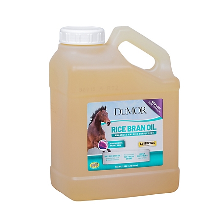 DuMOR Rice Bran Oil High-Calorie Horse Supplement, 1 gal.