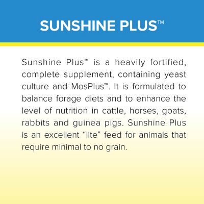 Image showing  Sunshine Plus Pelleted Horse Supplement, 50 lb.