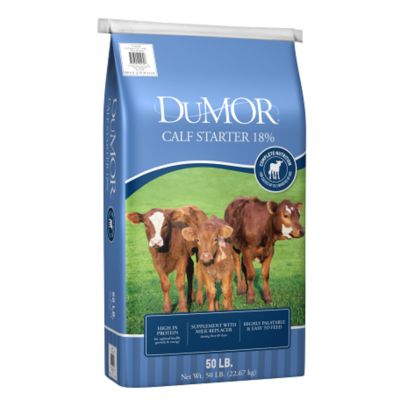DuMOR 18% Free-Choice Calf Starter Feed, 50 lb