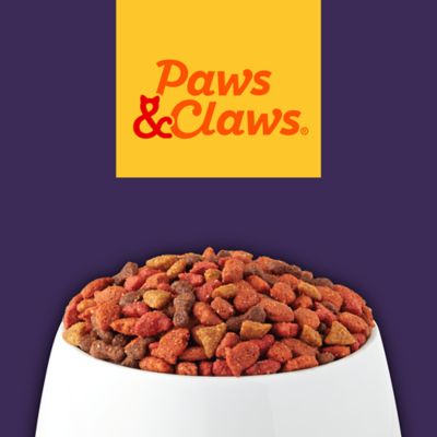 Image showing 4 th Paws & Claws Adult Indoor/Outdoor Delicious Mix Chicken, Salmon, Turkey and Tuna Formula Dry Cat Food