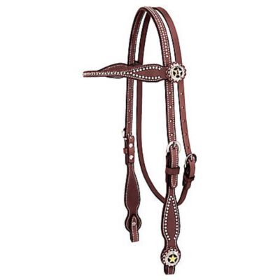 Weaver Leather Texas Star Browband Headstall