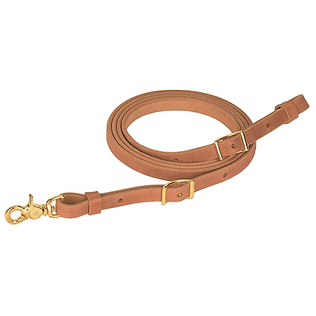 Weaver Leather Harness Leather Flat Roper Reins, 5/8 in. x 7 ft.