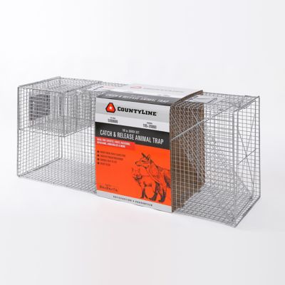 CountyLine 1-Door Catch and Release Live Animal Trap, 58 in. x 17 in. x 26 in.