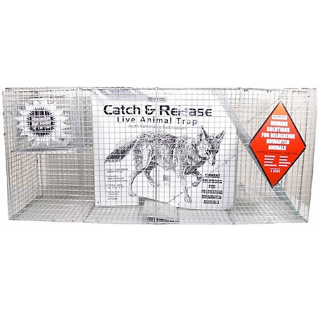 CountyLine 1-Door Catch and Release Live Animal Trap, 58 in. x 17 in. x 26 in.