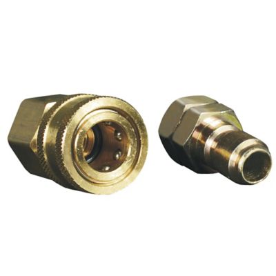 Pressure Water Torches Connect Quick Release 1/4 Male Female Brass Connector 