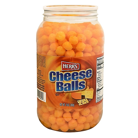 Herr's Cheese Balls, 13 oz. Barrel
