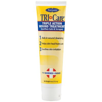 Farnam TRI-Care Triple Action Animal Wound Treatment, 4 oz.