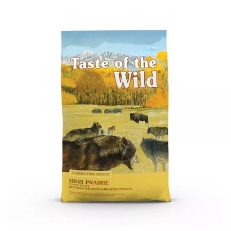 Taste of the Wild High Prairie Adult Canine Recipe with Roasted Bison and Roast Venison Dry Dog Food