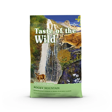 Taste of the Wild Rocky Mountain Feline Recipe with Roasted Venison & Smoke-Flavored Salmon Dry Cat Food