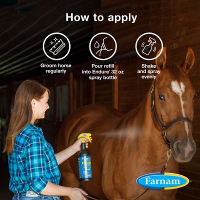 Image showing  Endure Sweat-Resistant Fly Spray for Horses, 1 gal.