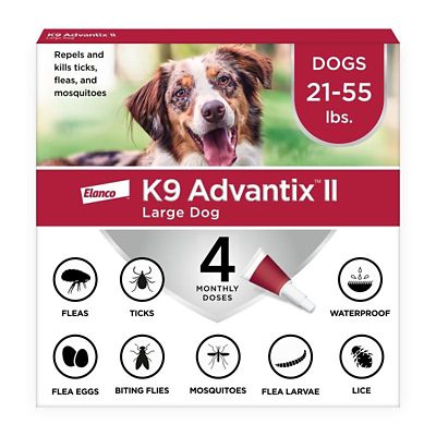 K9 Advantix II XL Dog Vet Recommended Flea Tick and Mosquito Treatment and Prevention for Dogs Over 55 lb. 4 Month Supply at Tractor Supply Co