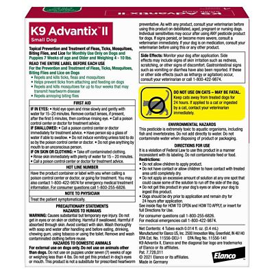 Image showing  K9 Advantix II Topical Flea and Tick Treatment for Dogs