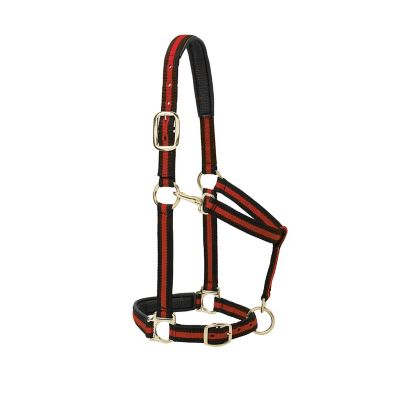 Weaver Leather Padded Adjustable Horse Halter, Average, Red