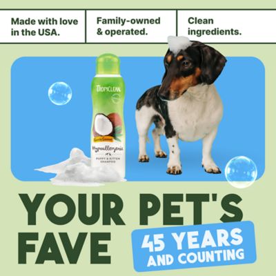 Image showing 8 th TropiClean Gentle Coconut Hypoallergenic Puppy & Kitten Shampoo, 20 oz.