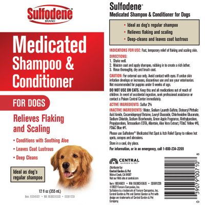 Image showing 5 th Sulfodene Sulodene Medicated Shampoo, 12 oz.