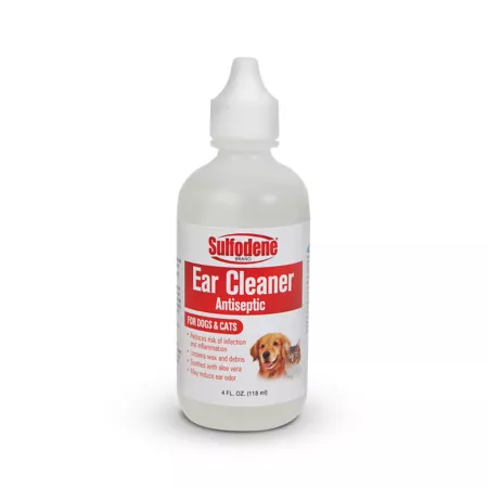 Sulfodene Ear Cleaner Antiseptic for Dogs and Cats 4 oz. Dog Ear Care